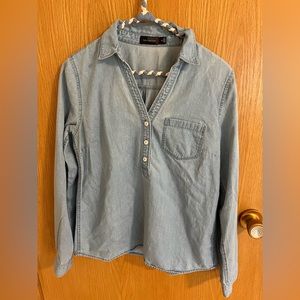 Jean Long sleeve Blouse